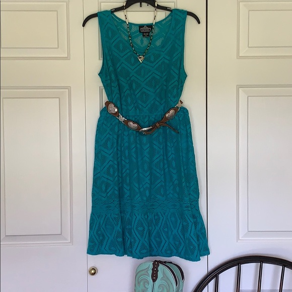 “Angie” Lace Dress w/ slip dress underneath - Picture 1 of 8